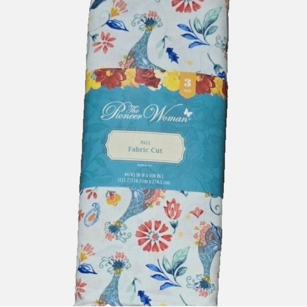 The Pioneer Woman All Cotton Precut Fabric Sewing Quilting Mazie Multi-Color New